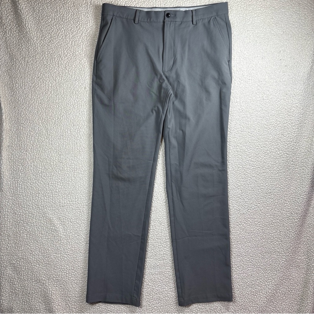 Greg Norman Men’s Vjone Garment Grey Size 34 x 34 Golf Performance Chino Pants